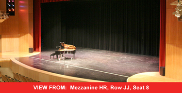 view from the mezzanine HR section of the forest hills fine arts center